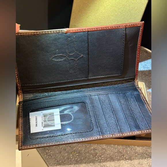 JUSTIN MEN'S RODEO WALLET - LEATHER - Picture 3 of 6